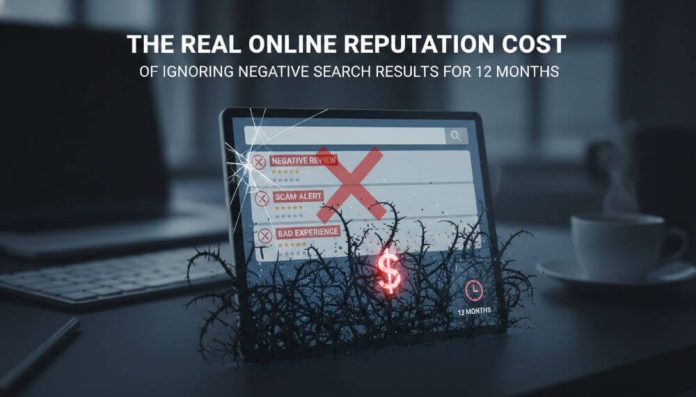 The Real Online Reputation Cost of Ignoring Negative Search Results for 12 Months
